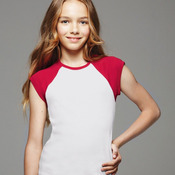 Girl Baby Rib Contrast Raglan T-Shirt