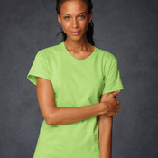 Ladies' Heavyweight V-Neck T-Shirt