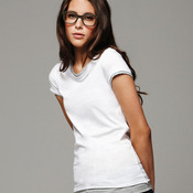 Ladies' Sheer Jersey 2-in-1 T-Shirt