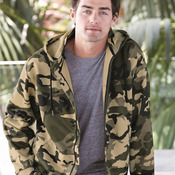 Unisex Poly-Tech Full-Zip Hooded Sweatshirt