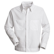 Men's Button-Front Shirt Jacket