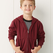 Youth NuBlend® Full-Zip Hooded Sweatshirt