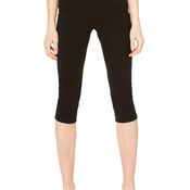 Women's Cotton Spandex Capri Fit Leggings